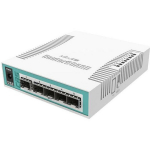 Mikrotik CRS106-1C-5S l&uuml;liti 5 SFP, 1 Gigabit Ethernet port, 128MB m&auml;lu, 400MHz protsessor, PoE, 30V