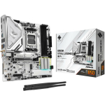 Asrock Emaplaat B850M STEEL LEGEND WIFI, 4 x DDR5 DIMM, 256 GB, 1 x PCIe 5.0 x16, 1 x HDMI, 1 x DisplayPort, 7.1 CH HD Audio