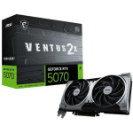 Msi Videokaart GEFORCE RTX 5070 12G VENTUS 2X OC, 12 GB GDDR7, 192 bit, 7680 x 4320, PCI Express 5.0, 2 ventilaatorit