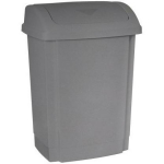 Nhg Siseruumide pr&uuml;gikast 3134175, 25L, hall, plastmass, kaas, lihtne avada
