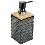 Besk Vedelikuseepide doseerija Diamond 9136898, hall korpus, looduslik bambusest kaas, kroomitud mehhanism