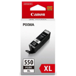 Canon Tindikassett PGI-550PGBK XL 6431B001, 22ml, 500 lehte, Pigmenttint, &Uuml;hilduvus: PIXMA iP7250, MG5450, MG5550, MG5650, MG6350