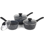 Salter BW11460BRMFO Megastone Thermo Collar 3-Piece Saucepan Set - 16/18/20cm