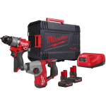 Milwaukee M12 FUEL PowerPack komplekt M12 FPP2BG2-502X 4933500138, 18V, 2x5Ah, HD Box, 2 akut