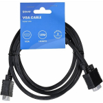 Savio CL-202 VGA-kaabel, 1,8 m, VGA (D-Sub), must