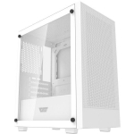 Darkflash M305 M305_White arvuti korpus, Mini Tower, valge, M-ATX/ITX, 7x120mm, USB3.0, klaaspaneel