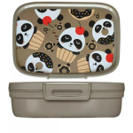 Pārtikas uzglabā&scaron;anas trauks taisnstūrveida 1,3L Snap Box brūns/kawaii