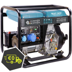 Diiselgeneraator 5000W, 230V, EURO V, KS 6100HDE KONNER & SOHNEN