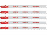 Saeleht Bi-Met Type T 10-5Tpi 5 tk. YT-3417 YATO
