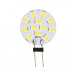 LED-lamp, AG, G4, 3000K, 1,8W, DC12V, 180&deg;, 150lm LD-G4018W-30 GTV
