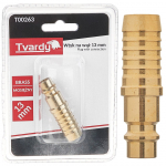 Misiņa vīrie&scaron;u kontaktdak&scaron;a 13mm, Tvardy, T00263, izturīga konstrukcija