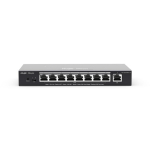 Ruijie Reyee RG-ES209GC-P | 8 Pordiga Gigabit PoE+ V&otilde;rgu L&uuml;liti koos 1&times; Gigabit Uplink Pordiga (120W) ja Pilvehaldusega &mdash; Must Korpus