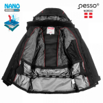 Talvejope Helsinki, 2XL, Pesso, must, 3000g/m&sup2; 24h, 5000 mm