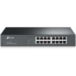 16-Port 10/100Mbps Desktop/Rackmount Switch, TP-Link, TL-SF1016DS, 16, Fanless, Rack Mountable, 3.2Gbps, 2.38Mpps