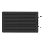 EcoFlow Solar Panel 100W 5006001001 p&auml;ikesepaneel 100W monokristalliline MC4 painduv Must