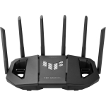 Asus traadita ruuter TUF GAMING BE9400 9400 Mbit/s, Tri-band, 4 x 2.5G LAN, VPN tugi, 6 antenni, must