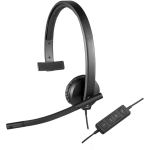 Logitech k&otilde;rvaklapid H570E Mono, 1,9 m kaabel, 31,5 - 20000 Hz, must, m&uuml;ra summutav mikrofon, in-line juhtimine