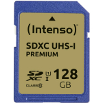 Intenso m&auml;lukaart SDXC 3421491 128 GB, lugemiskiirus 90 MB/s, UHS-I, klass 10, l&ouml;&ouml;gikindel, temperatuurikindel, r&ouml;ntgenikindel