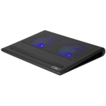 Rivacase Jahutuspad 5557, kuni 17.3'', 2 ventilaatorit, USB, must, 1100 p/min
