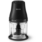 Philips Toiduprotsessor HR1501/00, 450W, 1.0l, 2 kiirus, 1.2m kaabel, plastkorpus, must