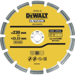 Dewalt 230mm segmentne teemantketas DT3763-XJ 230mm, 22.2mm, 1.1cm, 0.717kg, 1 tk, Segmentne, Pakendatud