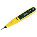 Mega Kruvikeeraja tester 5105905, 190mm, 110-250V AC/DC, LCD vahelduvvoolu indikaatoriga, plastmass