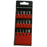 Beast Kruvikeeraja otsikute komplekt 8016755, 16tk, 25mm, 5mm kuusnurk, kroom-vanadiinium sulam, PH0, PH2, PH3, PZ0, PZ1, PZ2, PZ3