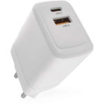 Emos Universaalne USB seinaklapp GaN V04G45, 45 W, 100&ndash;240 V, 2xUSB, kiire laadimine, &uuml;lekoormuse kaitse