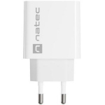 Natec Laadija RIBERA NUC-2059, 20W, 100-240V, 50/60Hz, 3A, 1xUSB-C, QUICK CHARGE 3.0, SCP, OVP, OCP, OTP