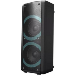 Denver BPS-352, 111151200100, 300 W, 2x6,5" madal sagedus, USB/Micro SD, 2 mikrofoni sisendid, AUX, TWS, LED valgustus, 3600 mAh
