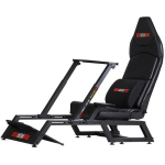 Next Level Racing Formula ja GT simulaatori kokpit F-GT NLR-S010, 130kg, 45kg, mati must, reguleeritavad rooli ja pedaali asendid