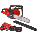 Milwaukee M18 FCHS35-122 4933499223, kettsaag, 35cm latt, 18V, 2x12Ah, 200ml &otilde;li, 12.4m/s, 4.96m/s&sup2;