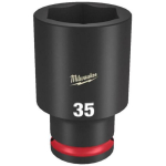 Milwaukee 4932500305 Shockwave l&ouml;&ouml;kmutter, 1/2", 35mm, pikk, 6-punktiline, meetriline