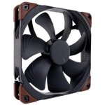 Noctua NF-A14 IPPC-2000 arvuti korpuse ventilaator, 14cm, 2000 RPM, 182.5 m&sup3;/h, 31.5 dB, 12V, 3-pin, SSO2, must