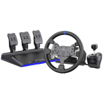 PXN rool PXN-V99, PC/PS3/PS4/XBOX ONE/SWITCH, 270&deg;/900&deg;, 3 pedaali, 6 k&auml;iku, USB 5V, mootor 24V