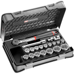 1/2' SOCKET SET 6PT MM S.161B 19PC