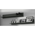 Cama Meble SOHO POL SZ seinariiul, 2 riiulit, 125x19 cm, 20 cm, 10 kg, matt hall, MDF