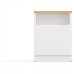 Top E Shop GALAX 30/1D &ouml;&ouml;kapp, M-MP-SN-GLX-30/1D-BIA-ART, 300x300x400mm, puitlaastplaat, valge/tamm, riiul