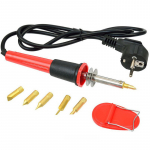 Jootekolb puidu / naha p&otilde;letamiseks 30W koos 6 otsikuga Geko