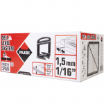 Plaadivahedetailid DELTA CLIPS 1/16"; (1,5mm) 3-12mm, 2400 tk.; 2855 RUBI