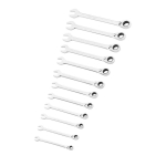 Kombinēto uzgriežņu atslēgu komplekts ar sprūdrata mehānismu, FATMAX&reg;, 12 gab., 15&deg; nobīde, FMMT82849-0, Stanley