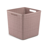 Korv džuuti ruudukujuline 17L 28x28x27cm roosa 0801906204 Curver