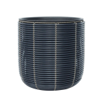 Puķu pods WICKER D35xH36cm, melns/brūns 38085 Allit