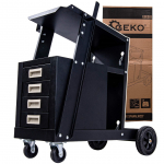 Keevitusk&auml;ru k&auml;epidemega 4 sahtliga rataste ja gaasiballooni hoidikuga 70.5&times;70.5&times;40 cm G80088 GEKO