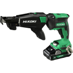 Bezvadu automātiskais skrūvgriezis, HIKOKI, W18DAWCZ, 18 V, 5000 apgr./min, kompakts un ergonomisks dizains