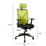 Darba krēsls MIKE melns/zaļ&scaron; 14512 Allit