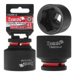 Impact socket Tvardy T00212-41 3/4" 6PT 41mm CR-MO