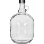 Dama Demijohn 3 L BROWIN 640003, 43 mm metallist keeratava korgiga ja k&auml;epidemega