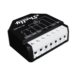 Shelly Qubino Wave Shutter Z-Wave relee kontroller ruloodide/aknakate/telkide juhtimiseks energiam&otilde;&otilde;tmisega 110&ndash;230 V AC 10 A Z-Wave 800 kuni 40 m ulatus madal energiatarve < 0.3 W &uuml;lekuumenemise ja &uuml;lekoormuse kaitse must