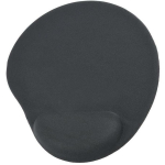 Gembird geelpadi MP-GEL-BK 240x220 mm, 3 mm paksus, must, geelmaterjal, kummip&otilde;hi, randme tugi